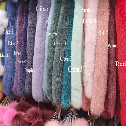 Fox Fur Hood Trim – Genuine Fox Pelt – Size M