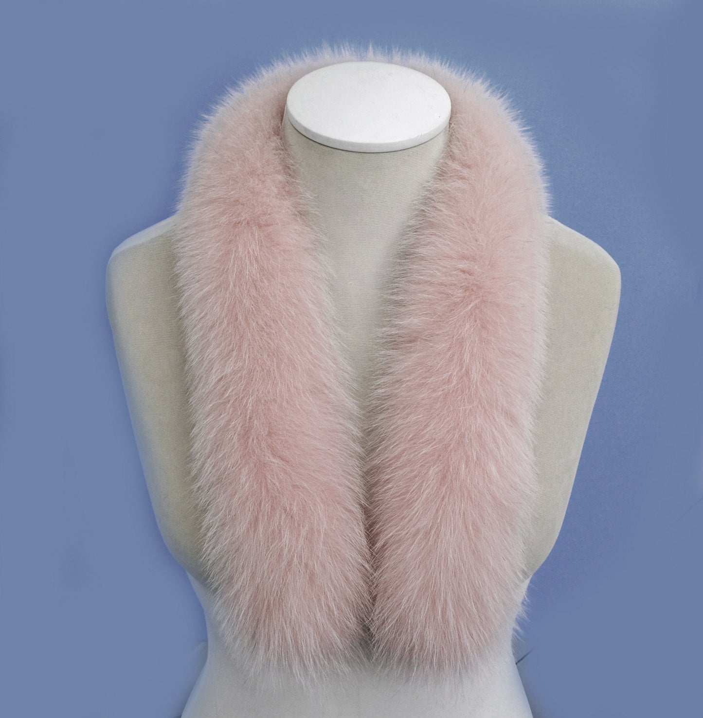 BY ORDER, not Tail, High Quality Real Pink Fox Fur Trim Hood, Fur collar trim, Fox Fur Collar, Fur Scarf, Fur Ruff, Fox Fur Hood, Fox