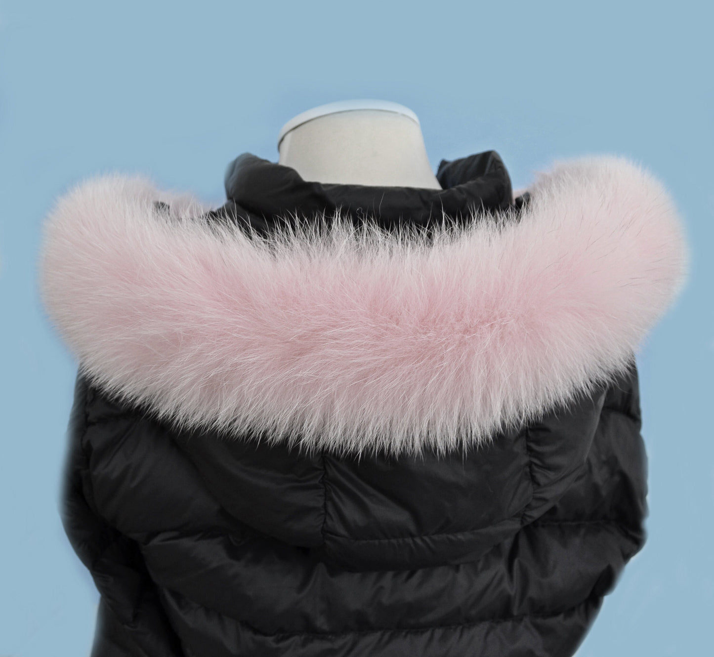 BY ORDER, not Tail, High Quality Real Pink Fox Fur Trim Hood, Fur collar trim, Fox Fur Collar, Fur Scarf, Fur Ruff, Fox Fur Hood, Fox