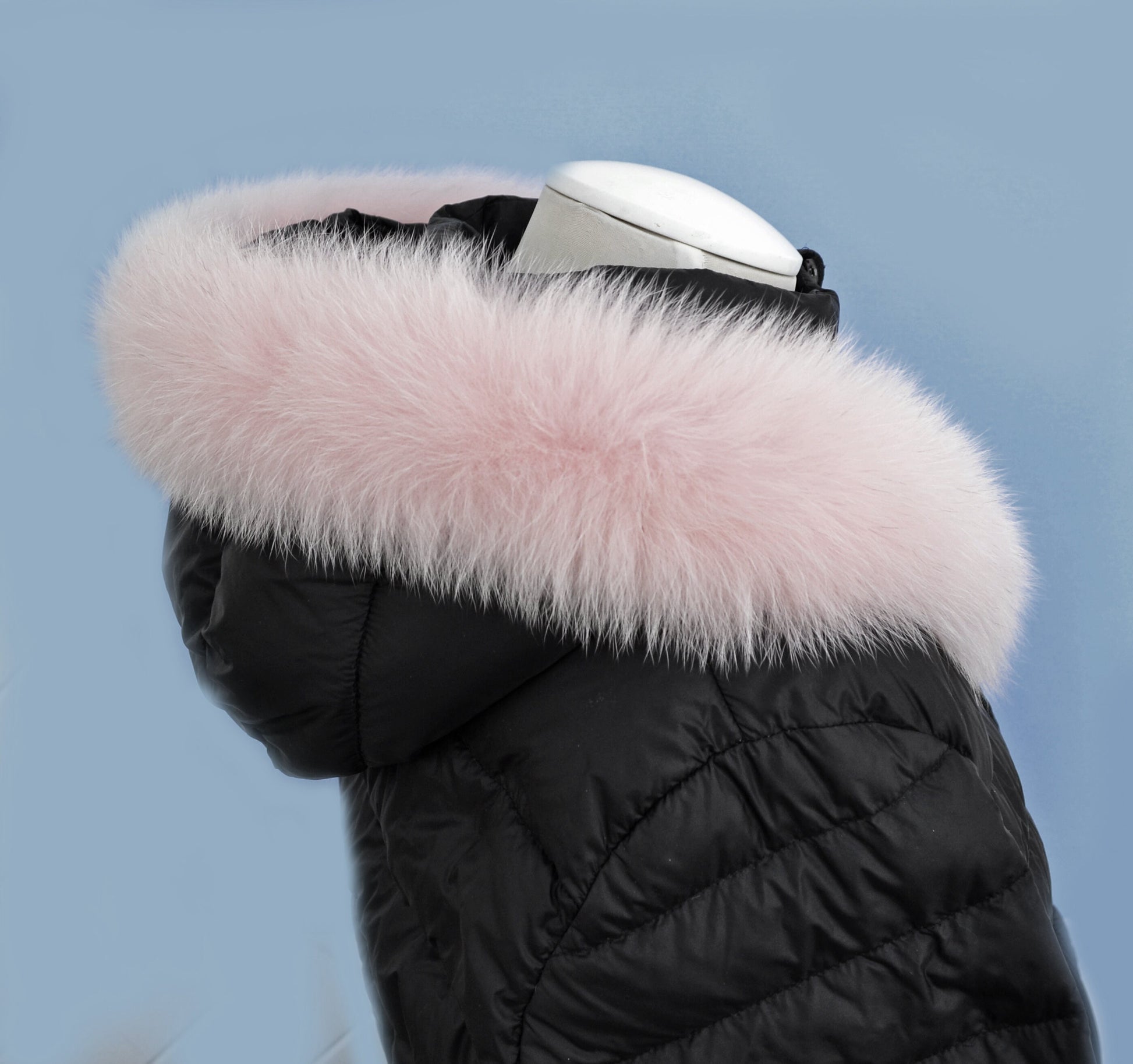 BY ORDER, not Tail, High Quality Real Pink Fox Fur Trim Hood, Fur collar trim, Fox Fur Collar, Fur Scarf, Fur Ruff, Fox Fur Hood, Fox