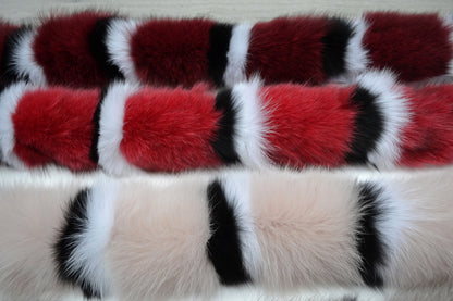 Multiple Colors Fur Ruff – genuine Arctic fox pelt – image 3