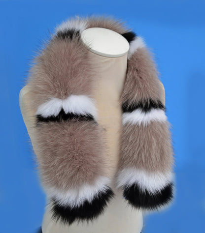 Multiple Colors Fur Ruff – genuine Arctic fox pelt – image 7