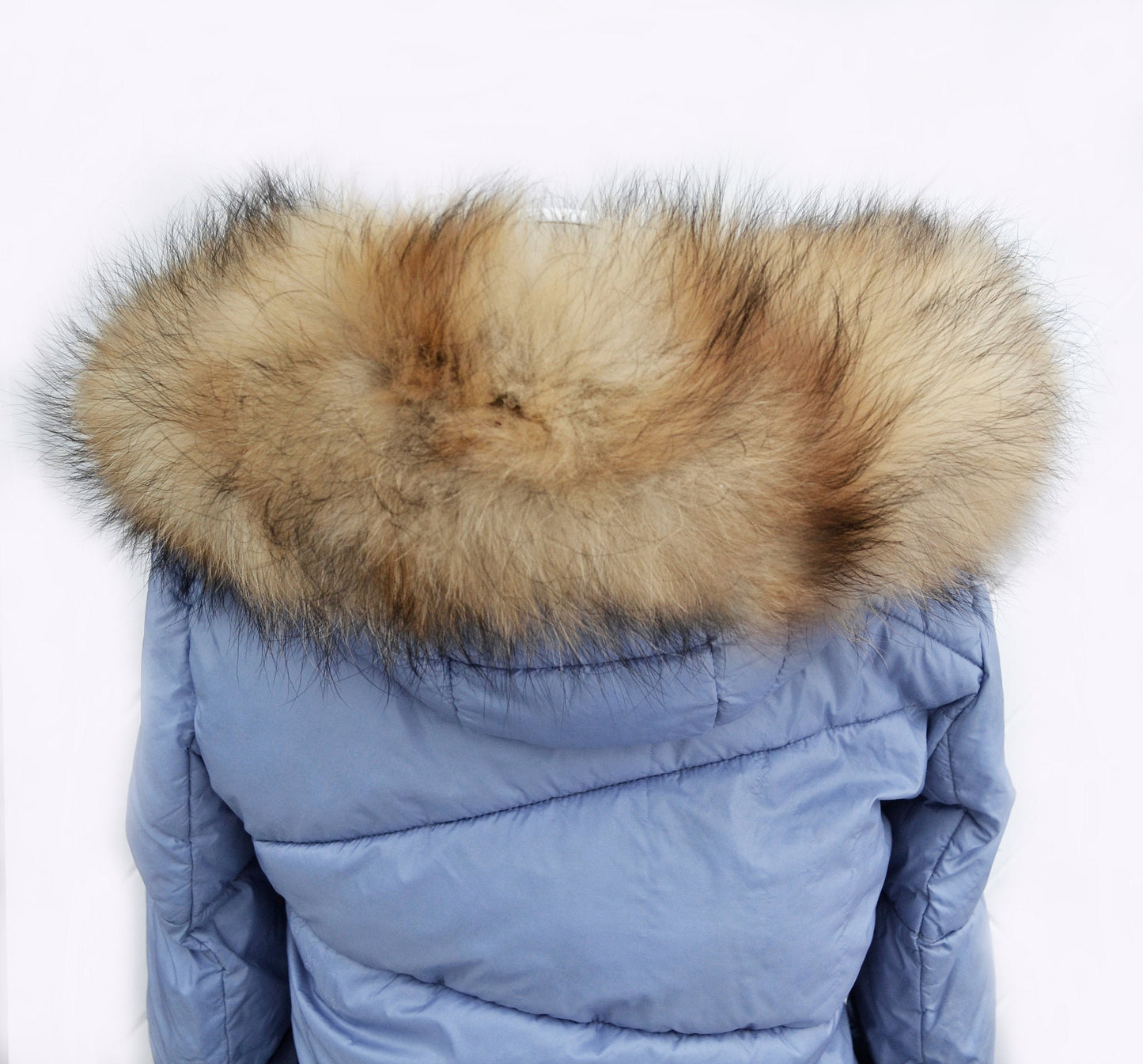 BY ORDER From Pieces! XL Large Full Finnish Real Raccoon Fur Collar, Fur Trim for Hoodie, Raccoon Fur Collar, Fur Scarf, Fur Ruff, Fur