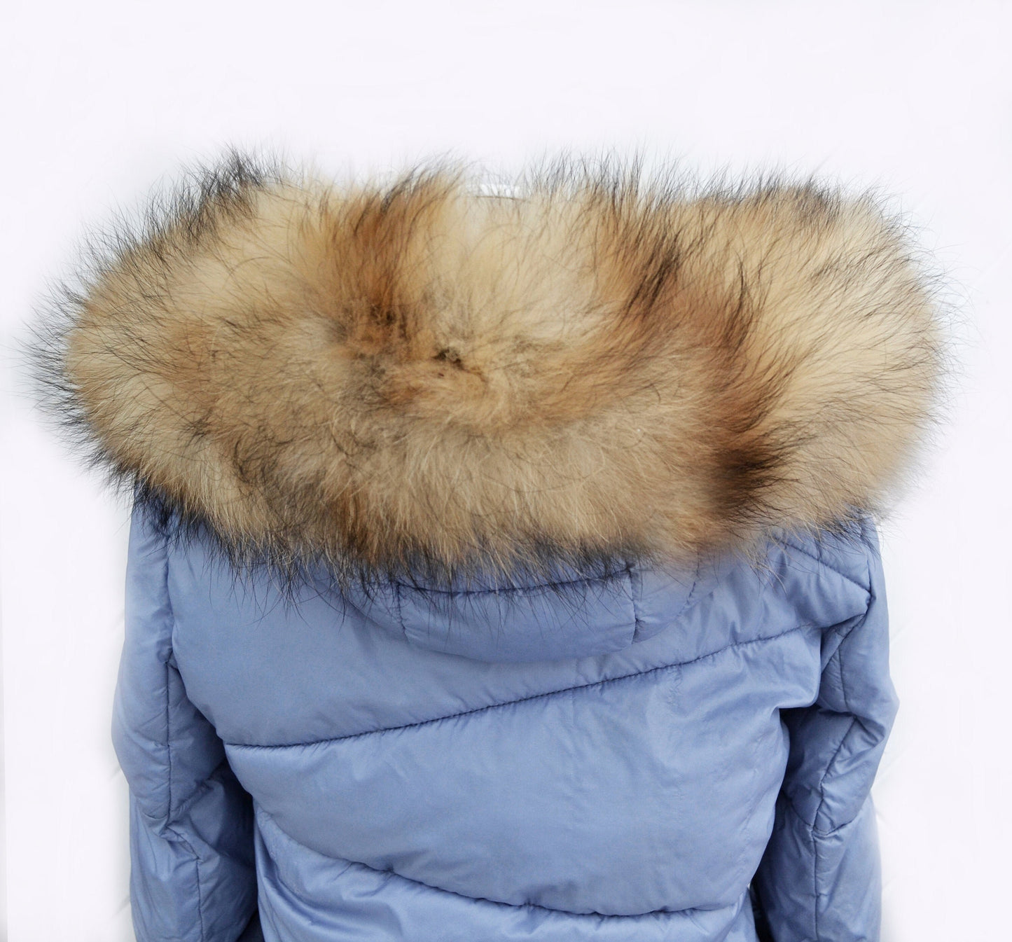 BY ORDER From Pieces! XL Large Full Finnish Real Raccoon Fur Collar, Fur Trim for Hoodie, Raccoon Fur Collar, Fur Scarf, Fur Ruff, Fur