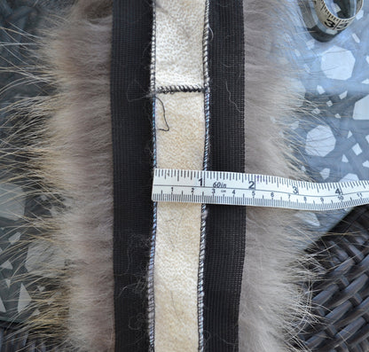 Natural Brown Raccoon Fur for Hood – genuine Finnish raccoon pelt – image 7