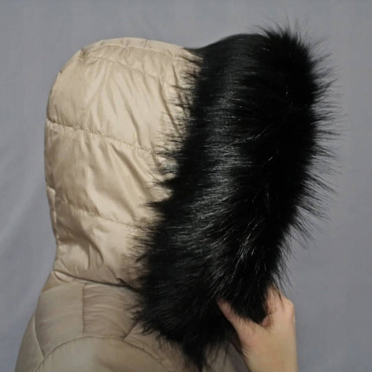 BY ORDER Faux Fur Vegan Trim Hood 70 cm, Faux Fur Collar Trim, Fake Fur, Fur Fabric, Fur Ruff, Faux Fur Hood, Hood Fur Jacket, Vegan Fur