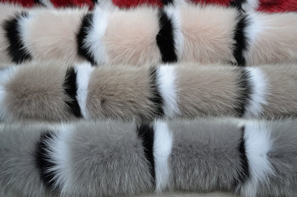 Multiple Colors Fur Ruff – genuine Arctic fox pelt – image 2