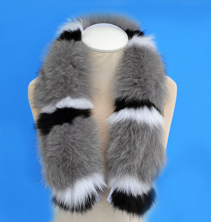 Multiple Colors Fur Ruff – genuine Arctic fox pelt – image 8