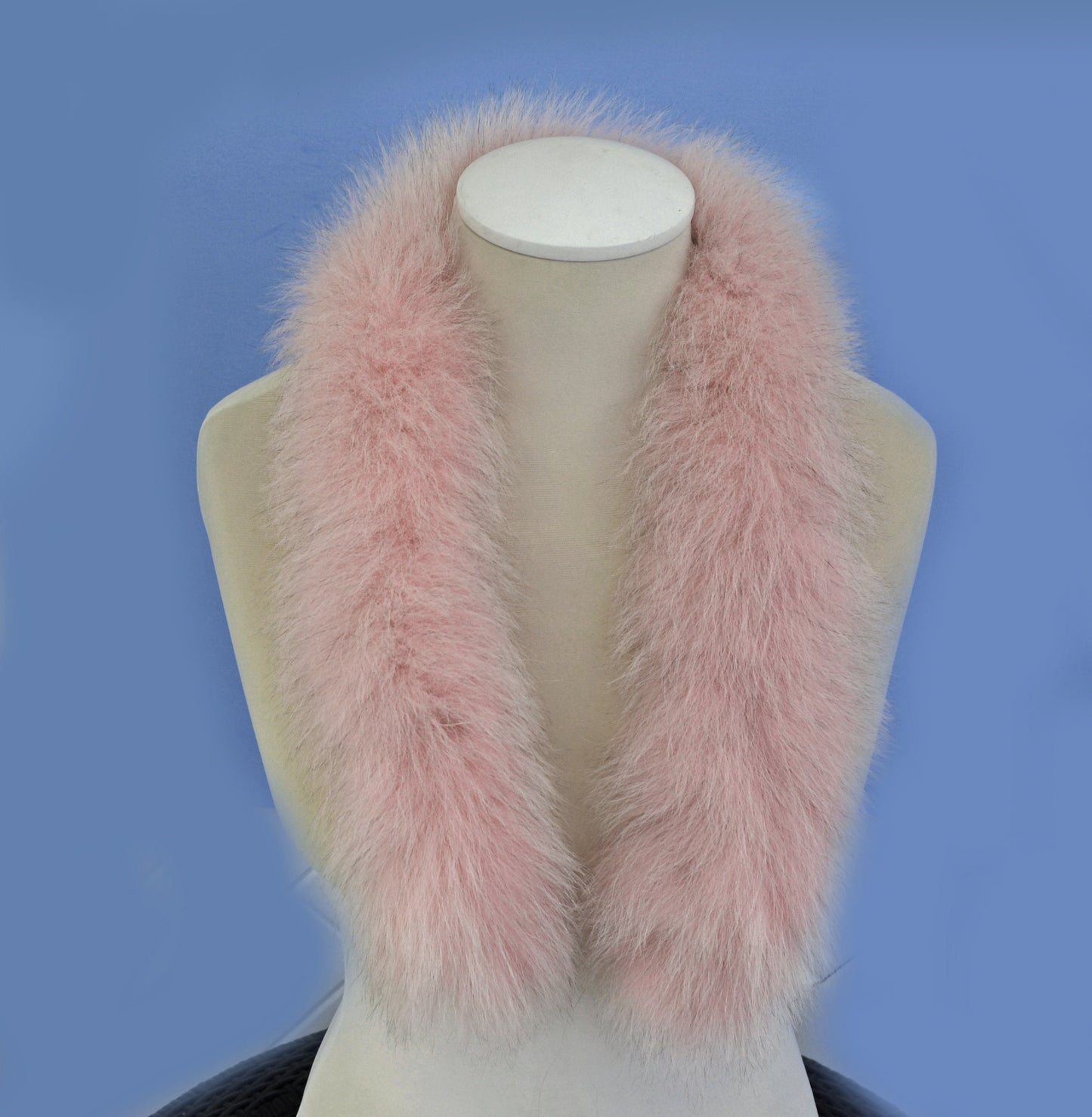 READY TO SHIP 60 cm Real Fox Fur (Tail) Trim Hood, Fur collar trim, Fox Fur Collar, Fur Scarf, Fur Ruff, Fox Fur Hood, Hood Fur Jacket, Fur