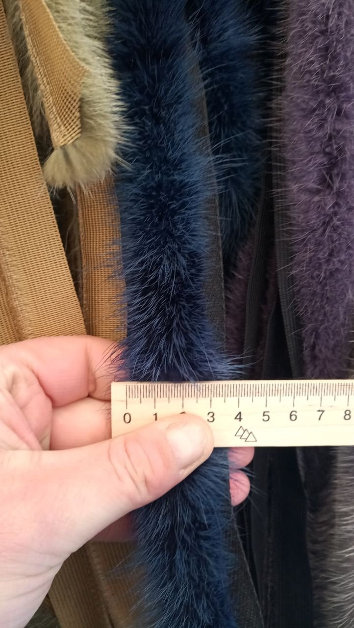 BY ORDER, Real Mink Fur Trimming, Supply for Sewing, Mink Fur Stripes, Mink Fur Trim, Furry Strips, Mink Fur, Fur Edging Trim for Garment