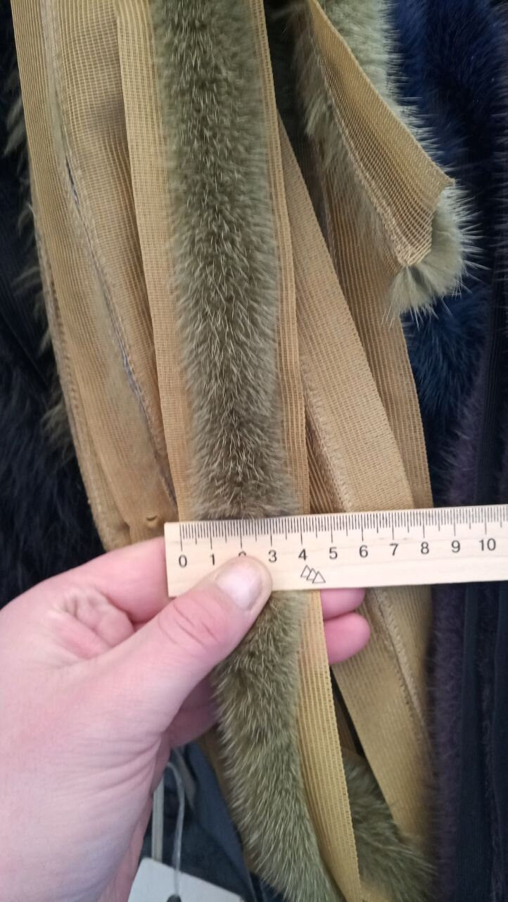 BY ORDER, Real Mink Fur Trimming, Supply for Sewing, Mink Fur Stripes, Mink Fur Trim, Furry Strips, Mink Fur, Fur Edging Trim for Garment