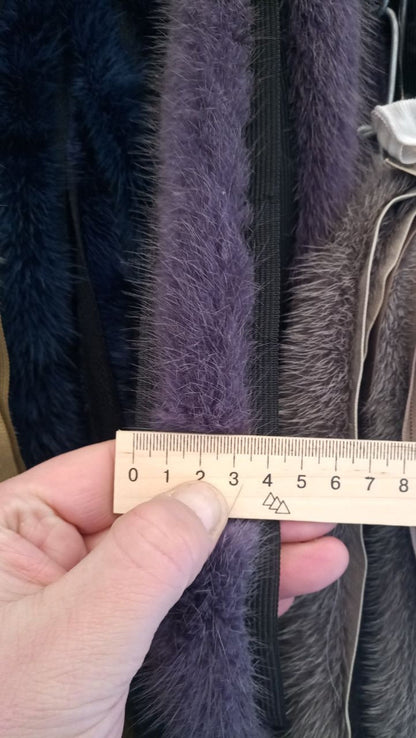 Multiple Colors Real Mink Fur Trim – genuine mink fur – image 10