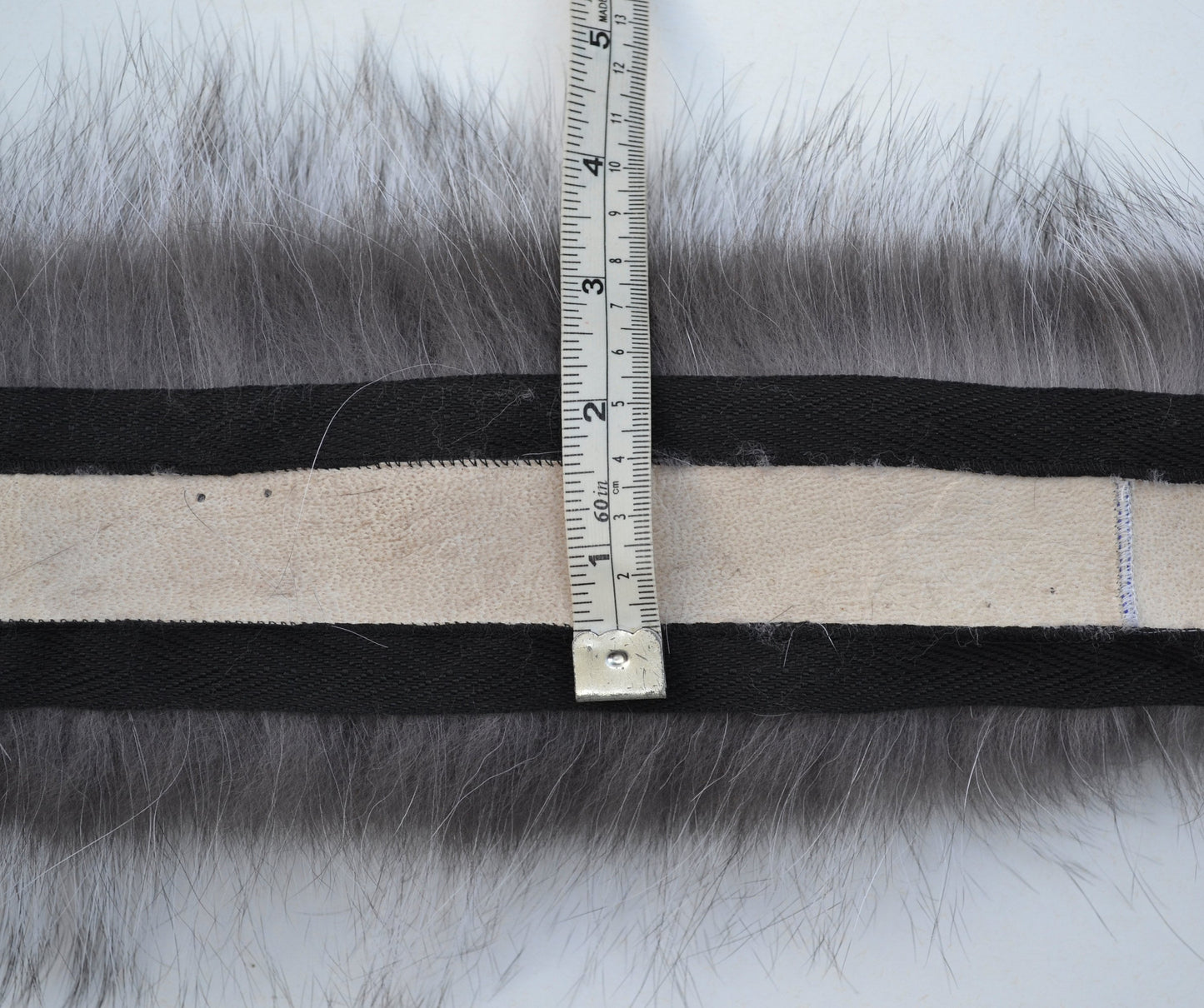 BY ORDER Real Silver Fox Fur Trim Hood, Large Fur collar trim, Fox Fur Collar, Fur Scarf, Fur Ruff, Fox Fur Hood, Fox Fur, Stripes