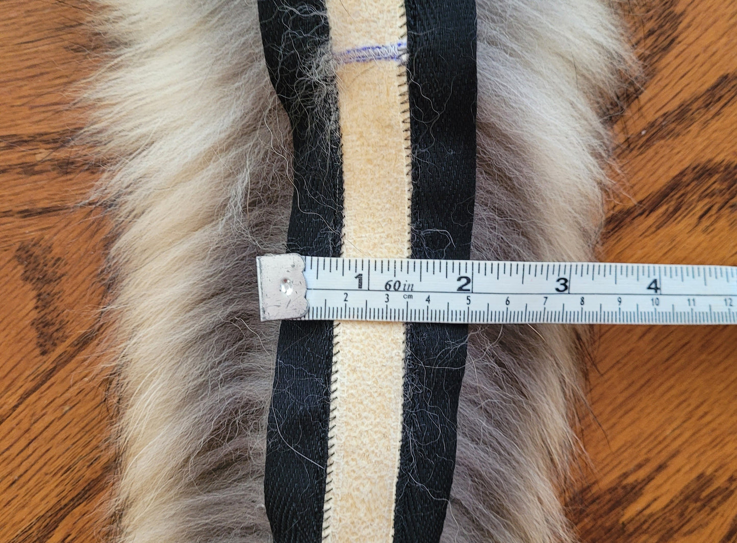 BY ORDER 60x2 cm Real Raccoon Fur Collar, Fur Trim for Hoodies, Raccoon Fur Collar, Fur Scarf, Fur Ruff, Raccoon Fur Hood, Raccoon Fur