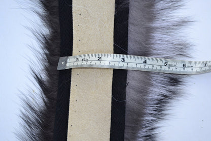 Gray Fur for Hood – genuine Arctic fox pelt – image 3