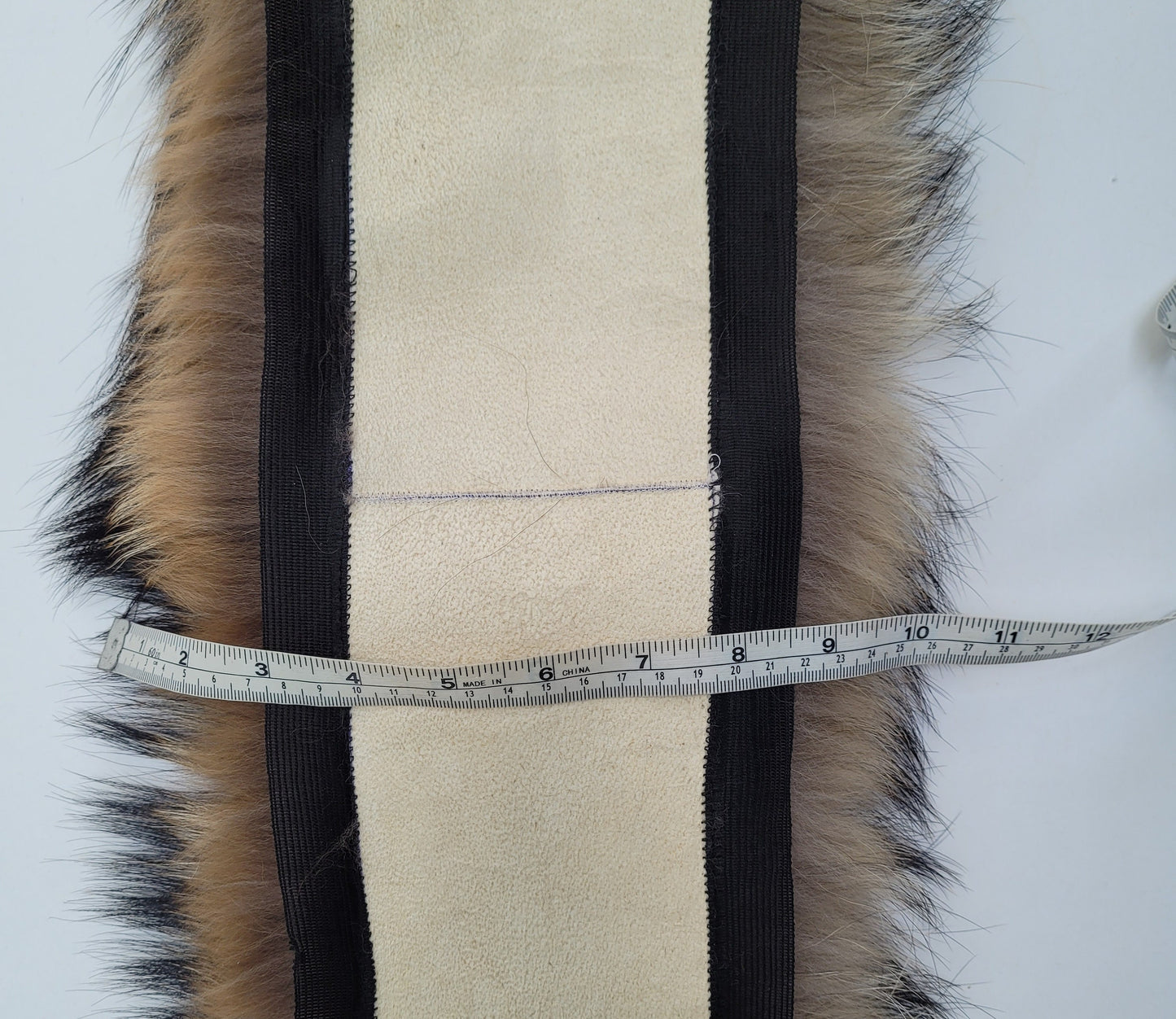 BY ORDER XXL Extra Large Finnish Raccoon Fur Collar, Fur Trim Hoodie, Raccoon Fur Collar, Fur Scarf, Fur Ruff, Raccoon Fur Hood, Super Large