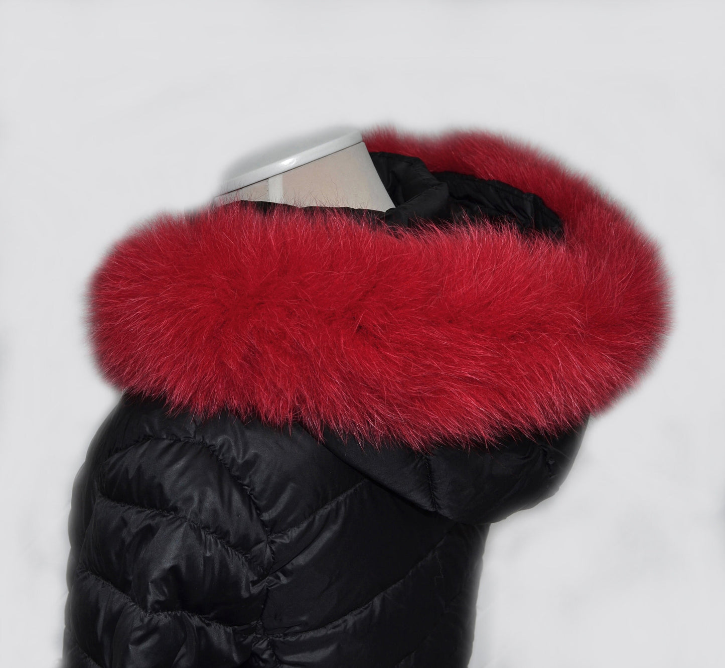 BY ORDER, Real Fox Fur (Tail) Trim Hood, Fur collar trim, Fox Fur Collar, Fur Scarf, Fur Ruff, Fur Hood, Fur stripe, Coat Trim, Jacket
