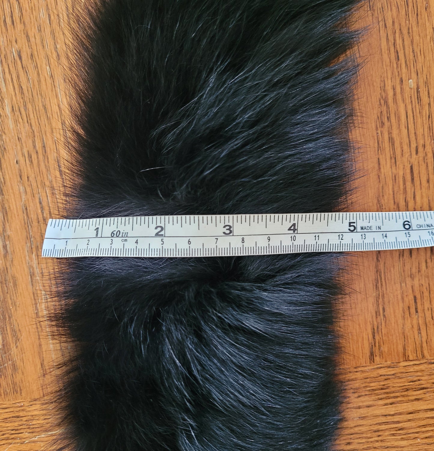 BY ORDER, not Tail, 60 cm Super Soft Real Black Fox Fur Trim Hood, Fur collar trim, Fox Fur Collar, Fur Ruff, Fur Hood, Fox Fur, Fur