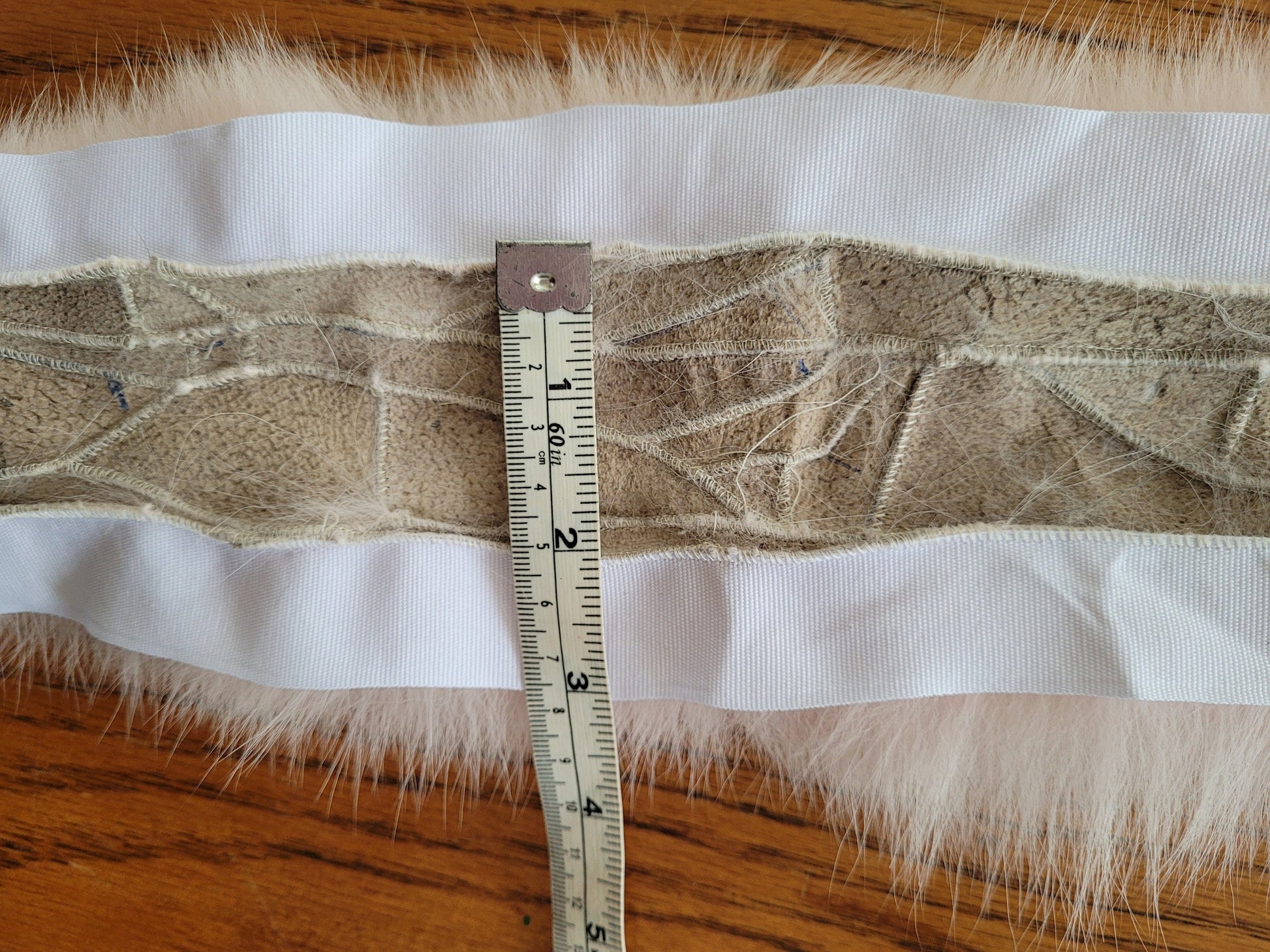 READY to SHIP From Pieces! XL Large Full Finnish Real Fox Fur Collar, Fur Trim for Hoodie, Fox Fur Collar, Fur Scarf, Fur Ruff, Pink Fox
