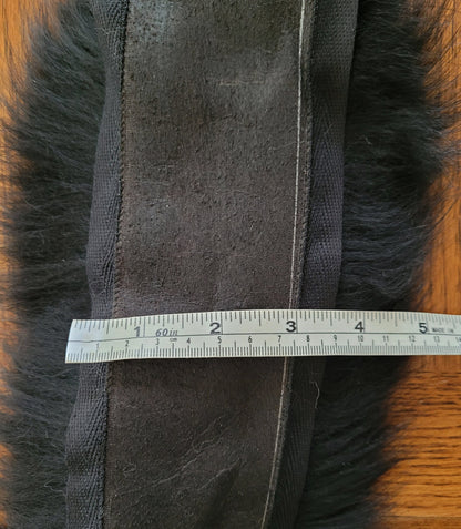 Black Fox Fur Scarf – genuine Arctic fox pelt – image 8