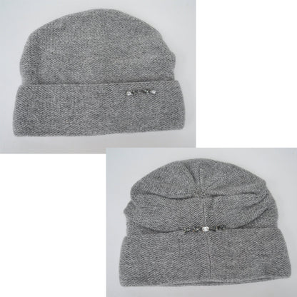 Mohair Wool Beanie: Knitted Slouchy Winter Hat with Fleece Lining