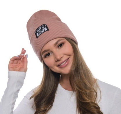 Woman Girl Slouchy Knitted Stretchable Beanie Winter Acrylic Chunky Long Hat Double Lining Warm Teen Girl Hot Winter Accessories Gift Her