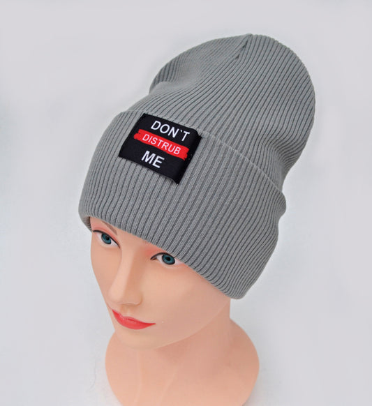 Woman Girl Slouchy Knitted Stretchable Beanie Winter Acrylic Chunky Long Hat Double Lining Warm Teen Girl Hot Winter Accessories Gift Her