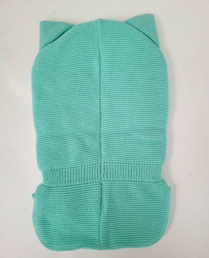 Knitted balaclava winter hat for girl – view 8