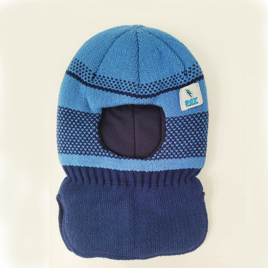 Knitted balaclava winter hat for boy – view 2