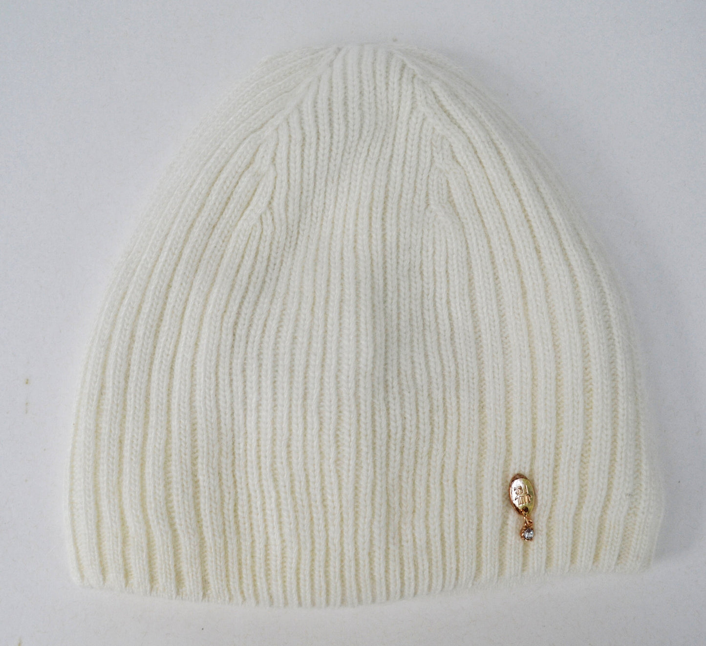 Angora Wool Beanie: Knitted Slouchy Winter Hat with Fleece Lining