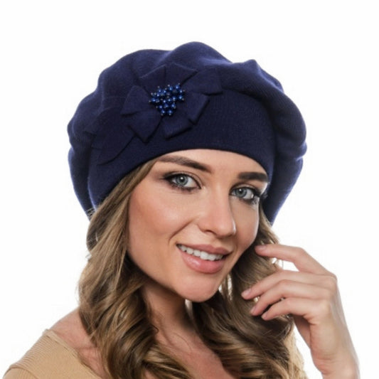 WINTER WOMAN BERET, Beret Hat, Winter Hat, Women's Hat, Knitted Beret Hat, Handmade Hat, Gift for Her, Warm Winter Hat, Slouchy Beret, Wool