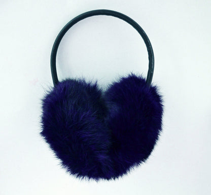 Real Fur Earmuffs, Rabbit Fur Ear Warmer, Pink Earmuffs, Large Ear Muffs, Fluffy Ear Muffs, Earmuffs Women, Rabbit Fur, Ear Warmers, Green