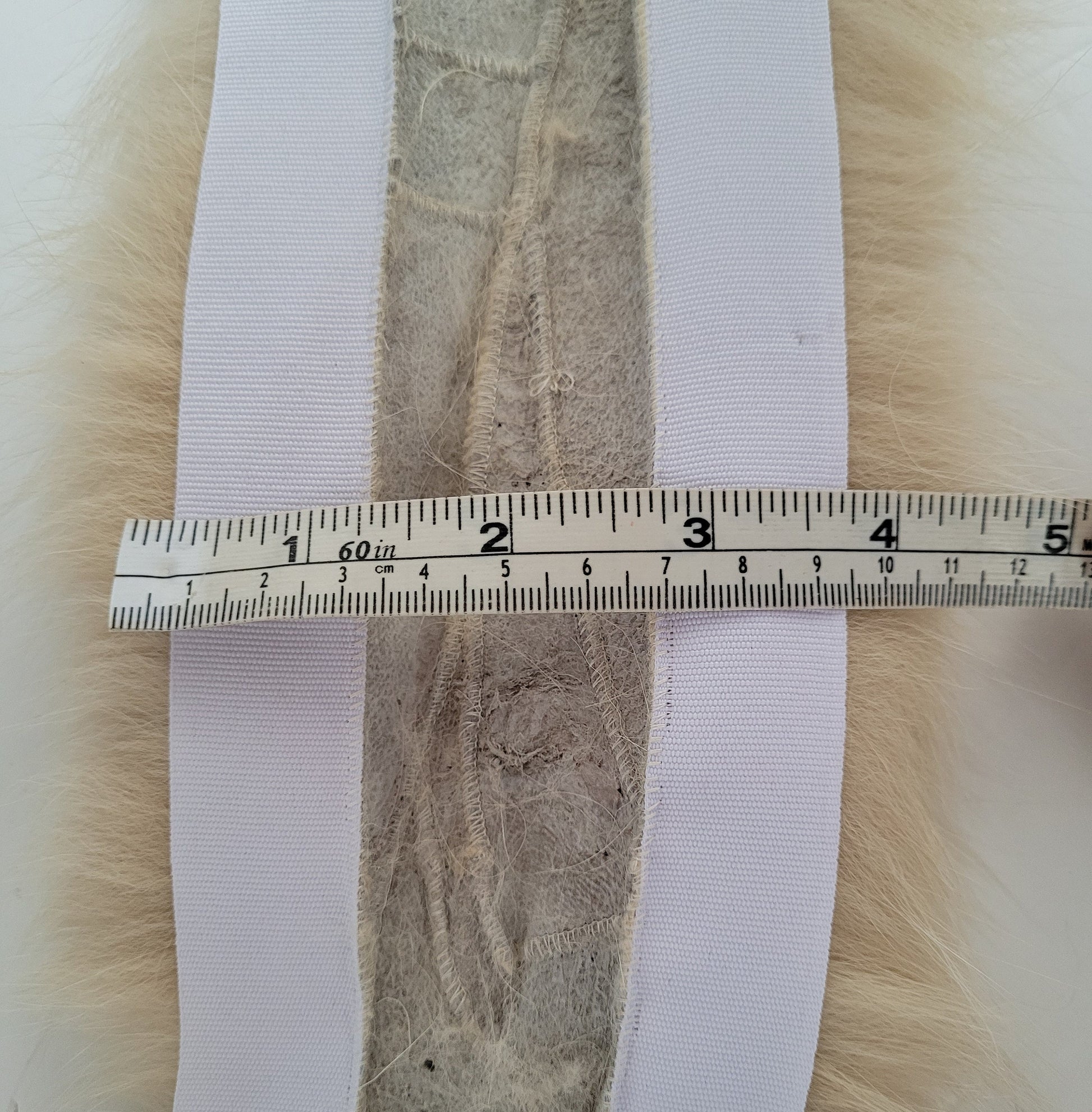 READY to SHIP From Pieces! XL Large Full Finnish Real Fox Fur Collar, Fox Fur Collar, Fur Trim for Hoodie, Fur Scarf, Fur Ruff, Beige Fox