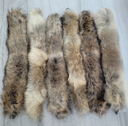 Natural Raccoon Fur Hood Trim – Genuine Finnish Raccoon Pelt