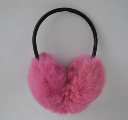 Real Fur Earmuffs, Rabbit Fur Ear Warmer, Pink Earmuffs, Large Ear Muffs, Fluffy Ear Muffs, Earmuffs Women, Rabbit Fur, Ear Warmers, Green