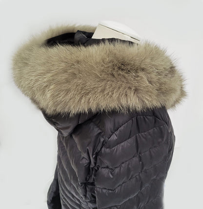 Beige Fur Ruff – genuine Arctic fox fur pieces – image 4
