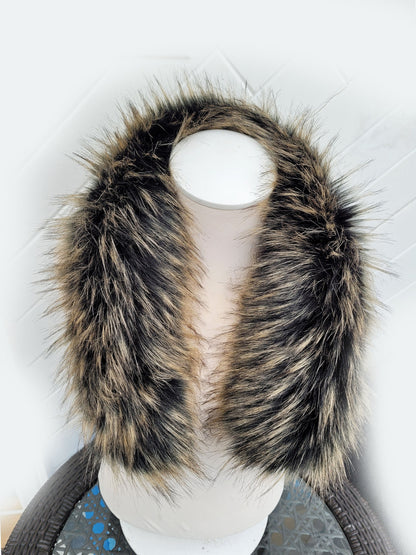 Faux Fur Hood Trim – Multiple Colors – 60–80 cm – product photo 7