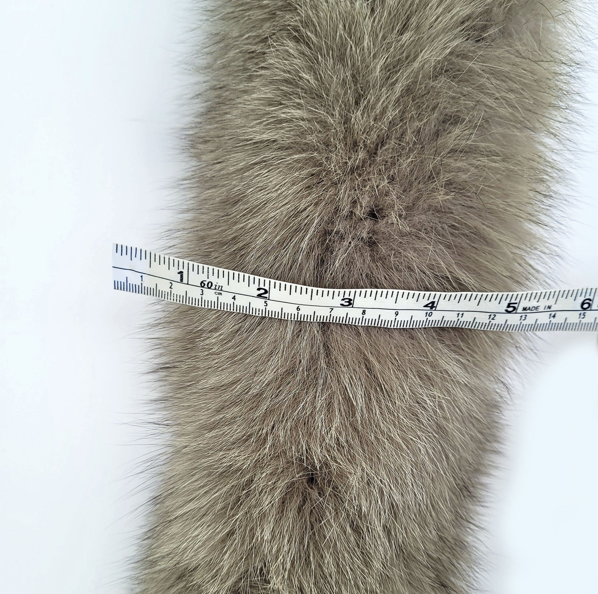 BY ORDER From Pieces! XL Large Full Finnish Real Fox Fur Collar, Fox Fur Collar, Fur Trim for Hoodie, Fur Scarf, Fur Ruff, Beige Fox
