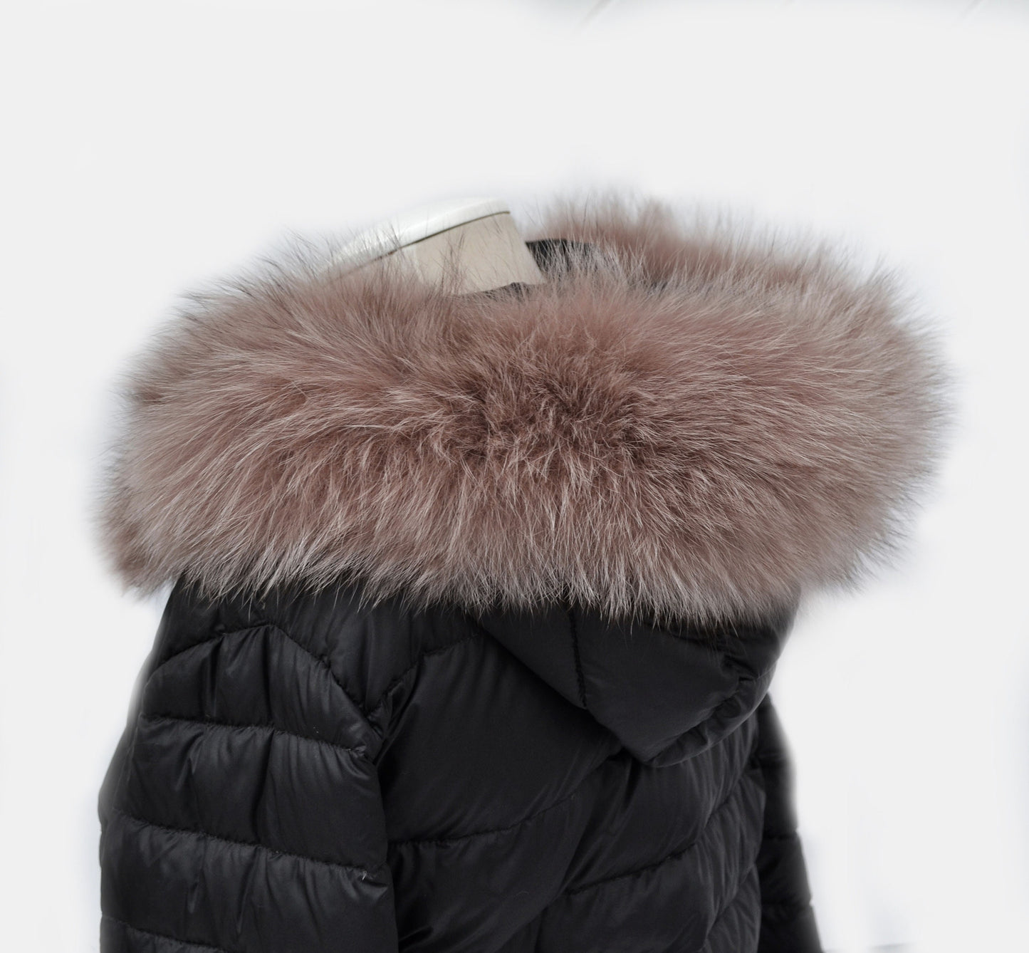 BY ORDER From Pieces! XL Large Full Finnish Real Fox Fur Collar, Fox Fur Collar, Fur Trim for Hoodie, Fur Scarf, Fur Ruff, Beige Fox