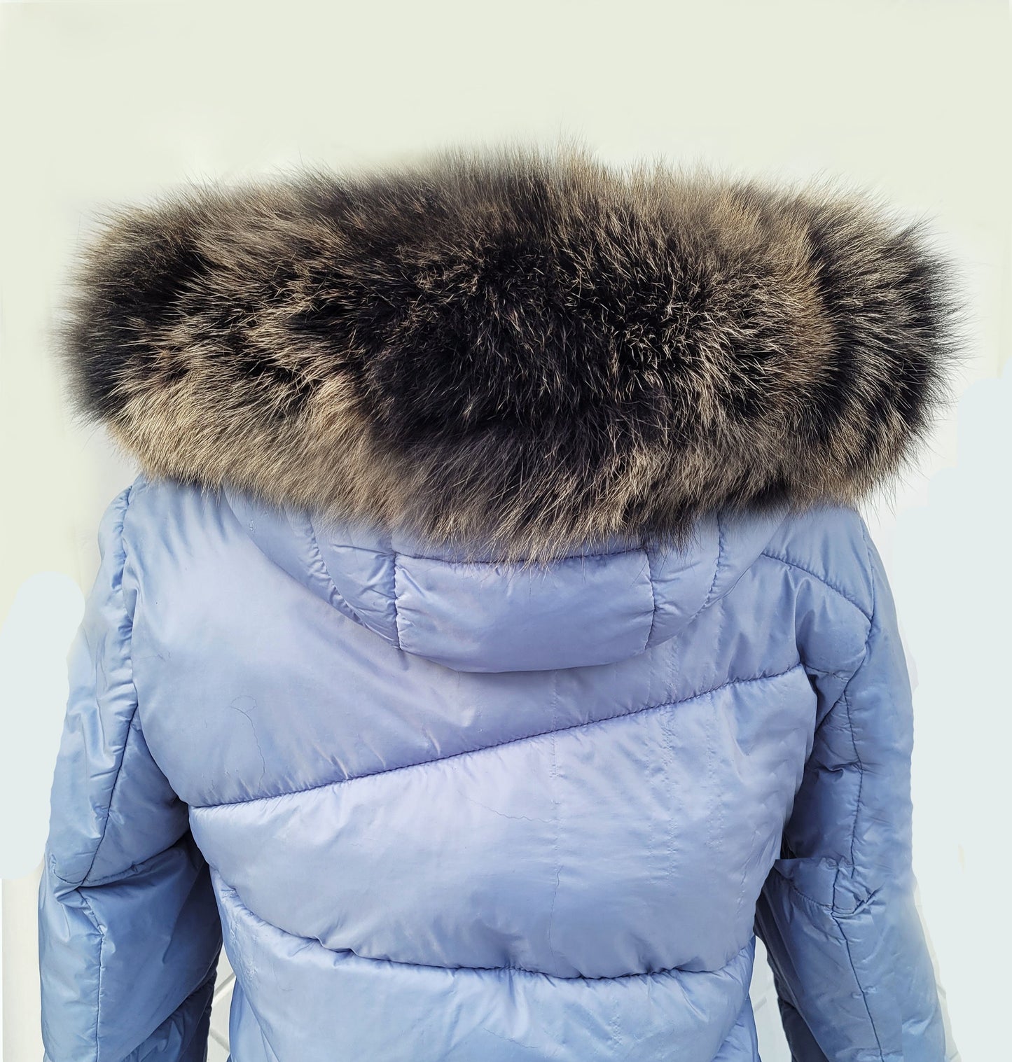 BY ORDER From Pieces! XL Large Full Finnish Real Fox Fur Collar, Fox Fur Collar, Fur Trim for Hoodie, Fur Scarf, Fur Ruff, Brown Fox