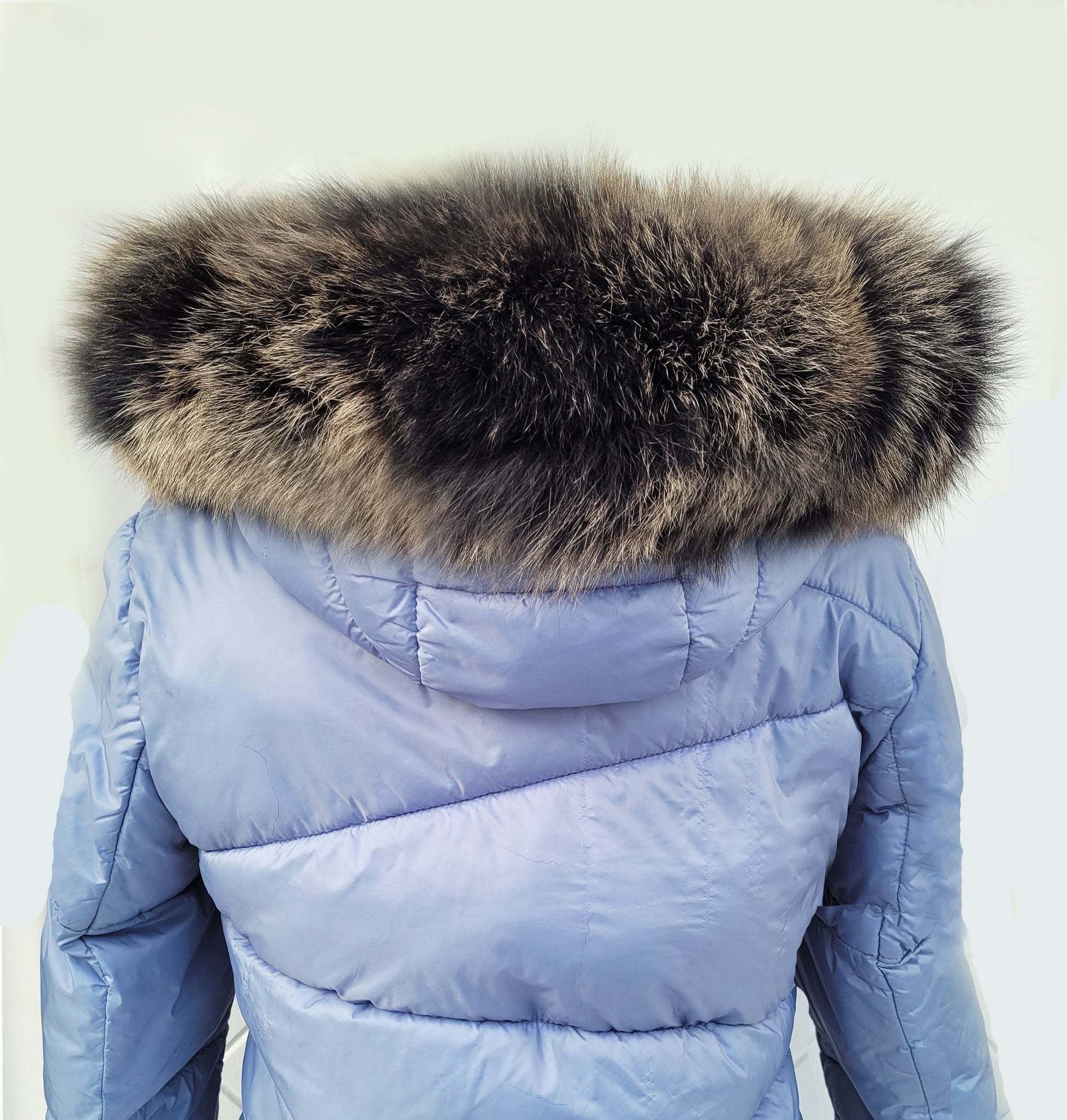 BY ORDER From Pieces! XL Large Full Finnish Real Fox Fur Collar, Fox Fur Collar, Fur Trim for Hoodie, Fur Scarf, Fur Ruff, Brown Fox