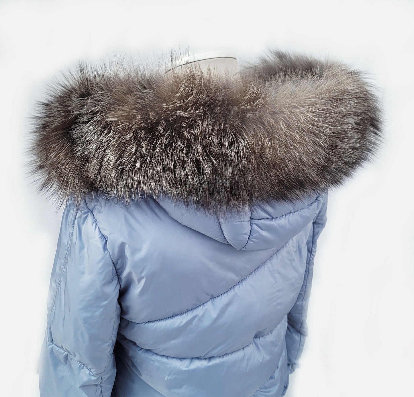 BY ORDER From Pieces! XL Large Full Finnish Real Fox Fur Collar, Fox Fur Collar, Fur Trim for Hoodie, Fur Scarf, Fur Ruff, Brown Fox