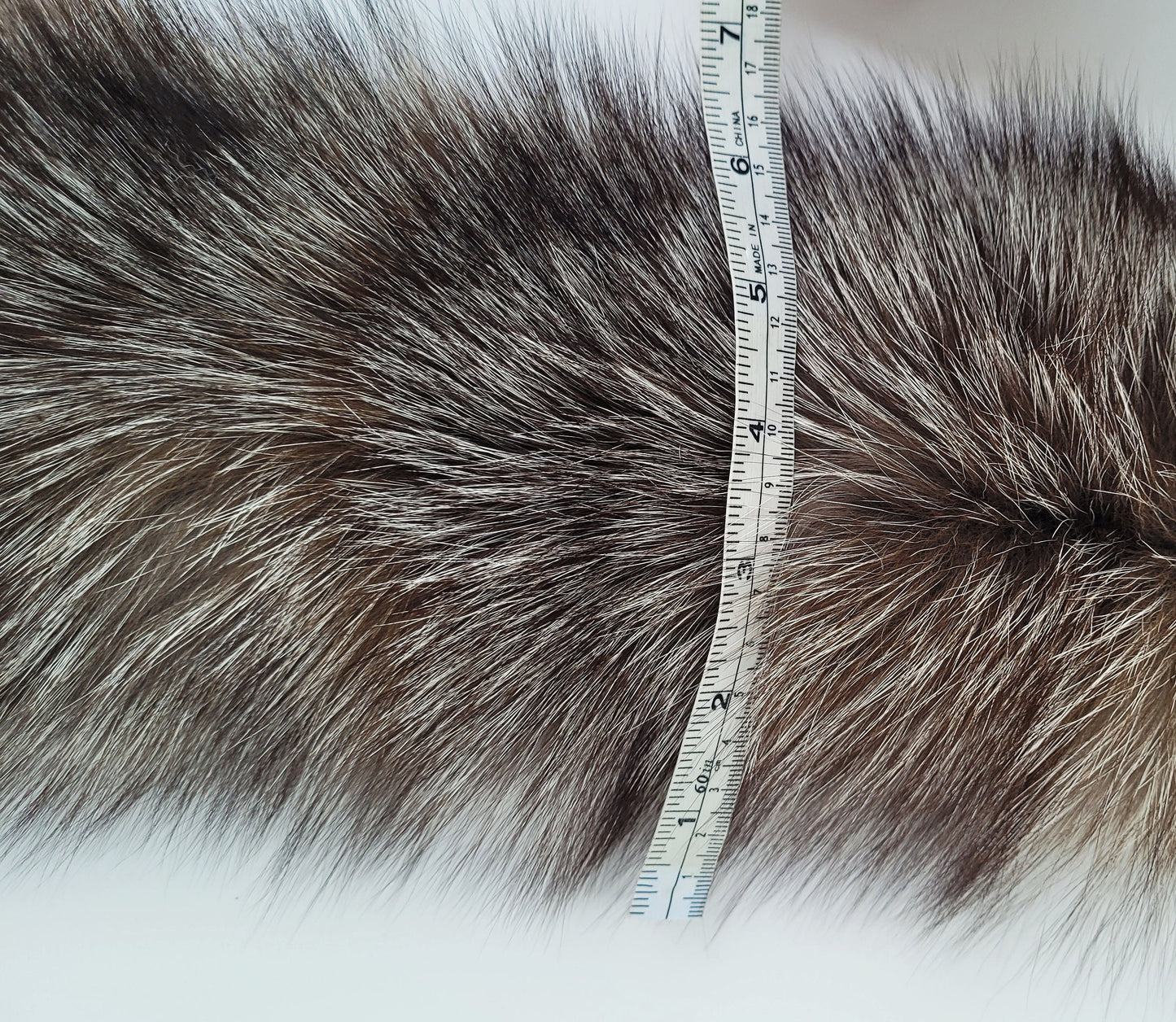 BY ORDER From Pieces! XL Large Full Finnish Real Fox Fur Collar, Fox Fur Collar, Fur Trim for Hoodie, Fur Scarf, Fur Ruff, Brown Fox