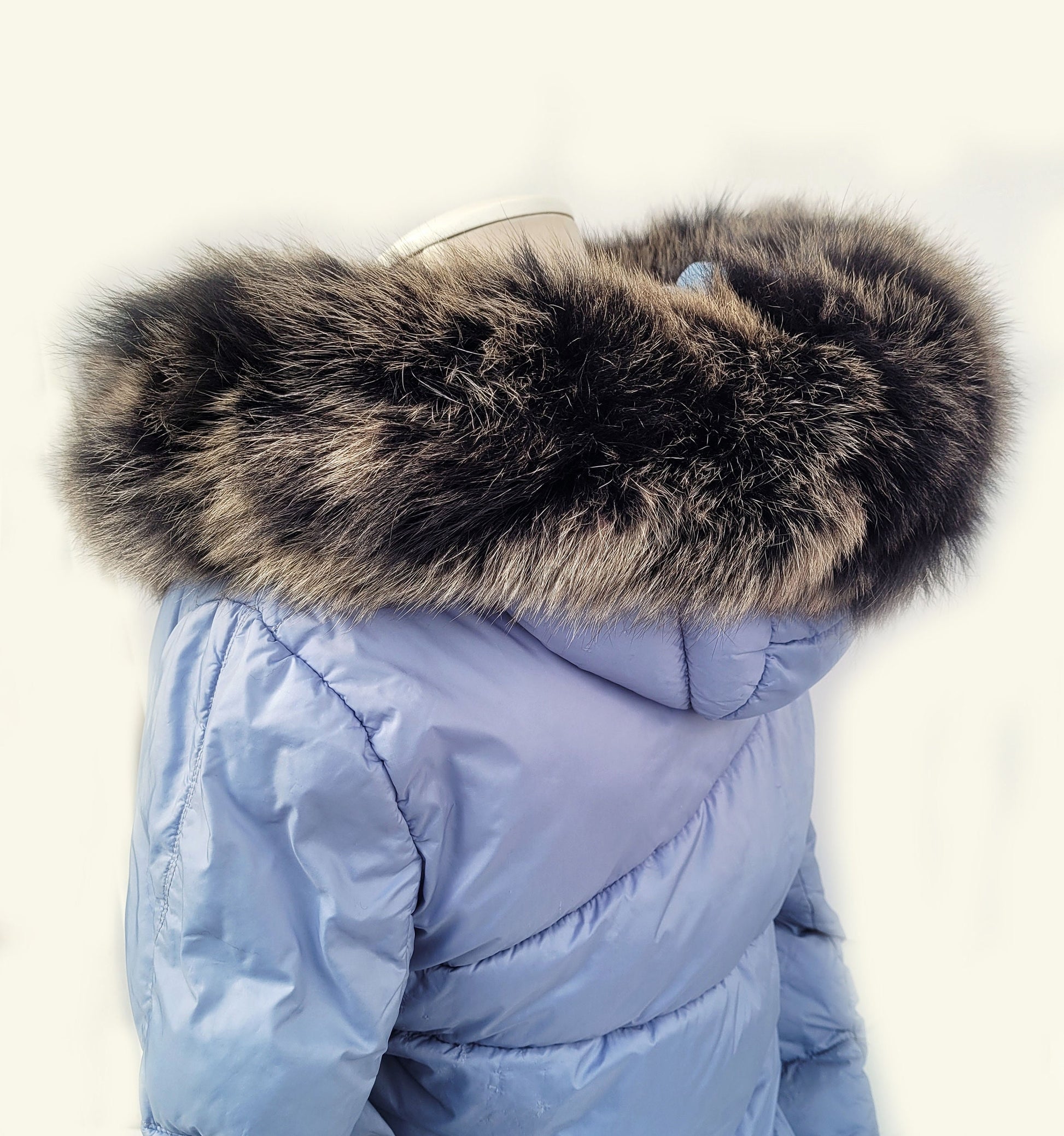 BY ORDER From Pieces! XL Large Full Finnish Real Fox Fur Collar, Fox Fur Collar, Fur Trim for Hoodie, Fur Scarf, Fur Ruff, Brown Fox