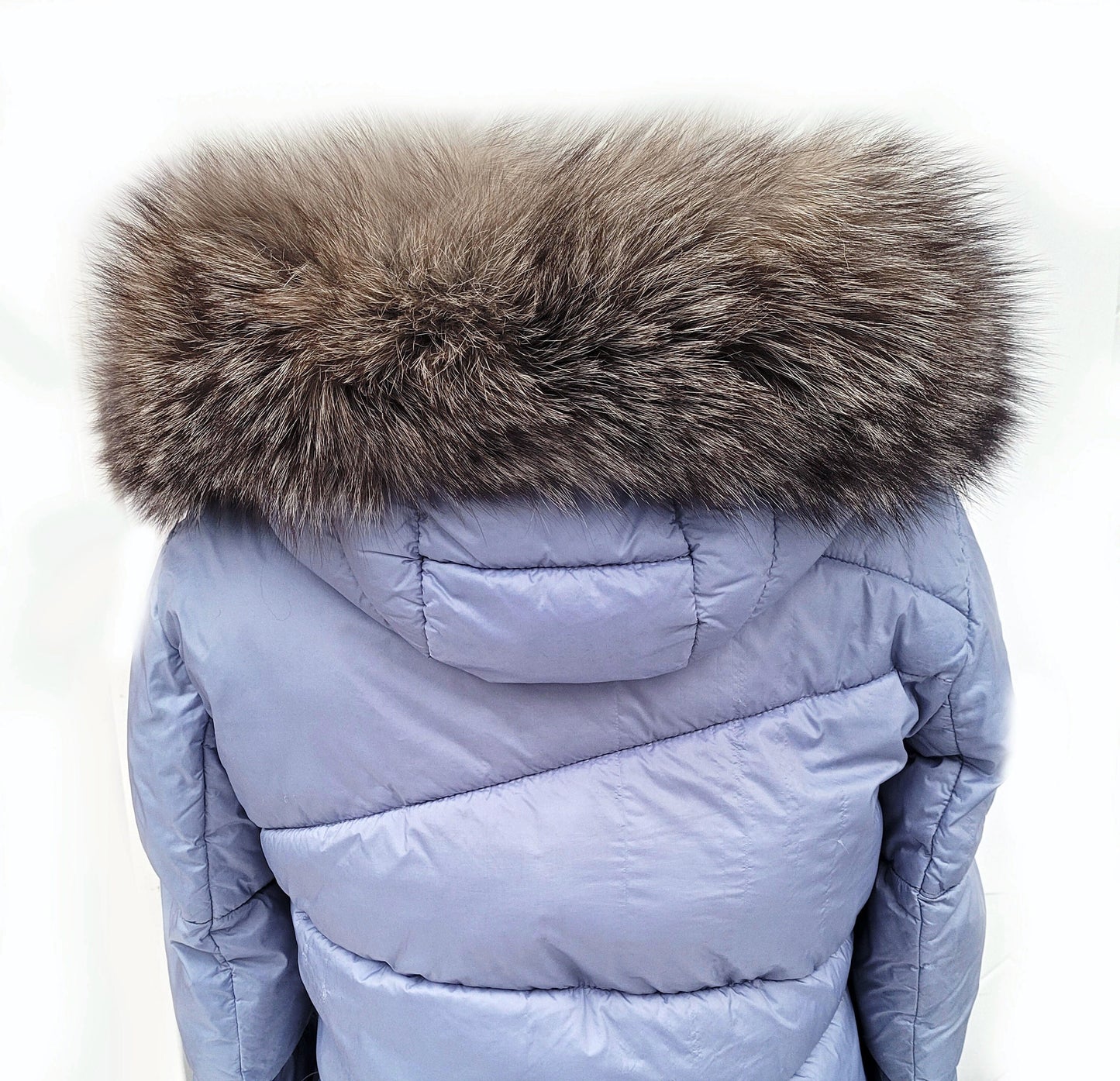 BY ORDER From Pieces! XL Large Full Finnish Real Fox Fur Collar, Fox Fur Collar, Fur Trim for Hoodie, Fur Scarf, Fur Ruff, Brown Fox
