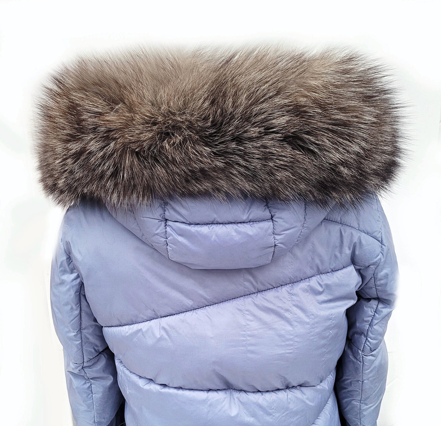 BY ORDER From Pieces! XL Large Full Finnish Real Fox Fur Collar, Fox Fur Collar, Fur Trim for Hoodie, Fur Scarf, Fur Ruff, Brown Fox