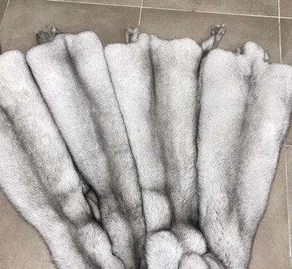 Multiple Colors Fox Fur Scarf – genuine Arctic fox pelt – image 3