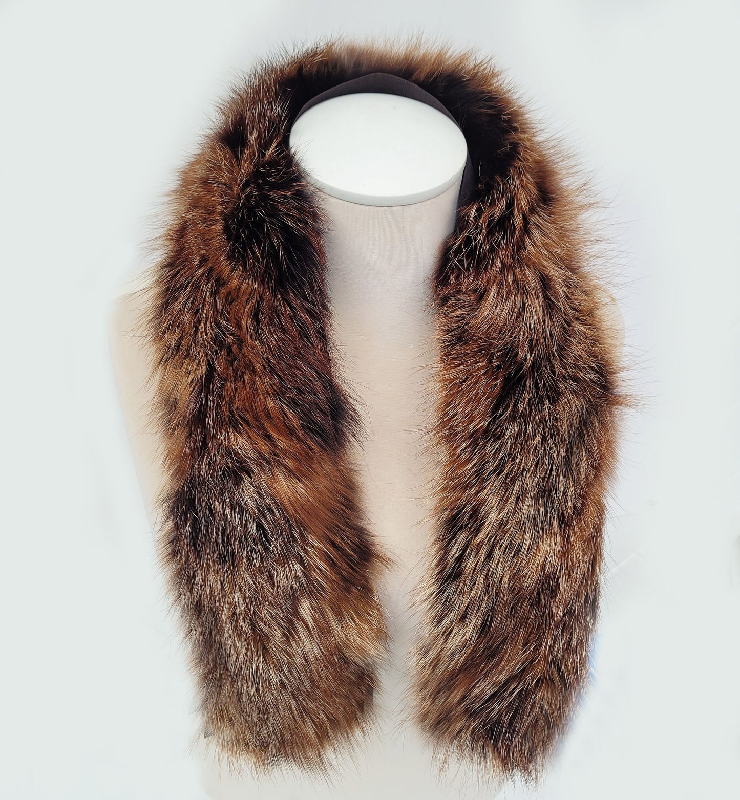 BY ORDER From Pieces! XL Large Full Finnish Real Fox Fur Collar, Fox Fur Collar, Fur Trim for Hoodie, Fur Scarf, Fur Ruff, Red Fox