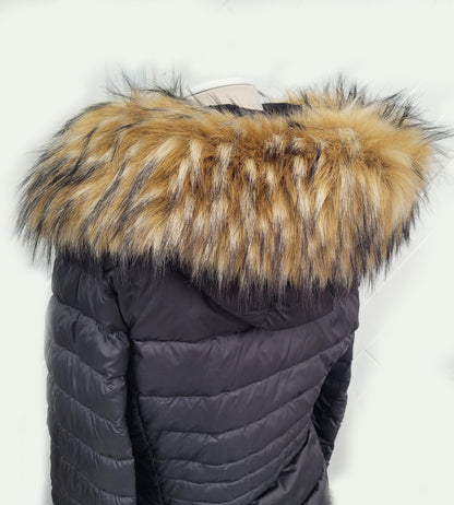XL Faux Raccoon Fur Hood Trim – Extra Wide – 60–80 cm – product photo 4