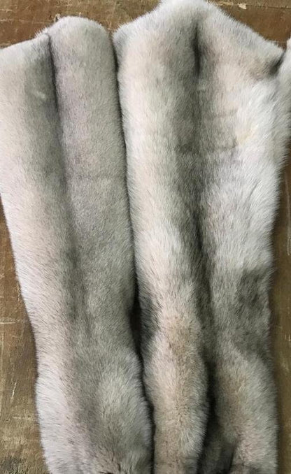 Multiple Colors Fox Fur Scarf – genuine Arctic fox pelt – image 2